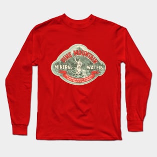 Vintage Pine Mountain Mineral Water Label Long Sleeve T-Shirt